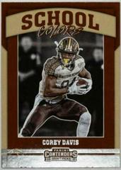 Corey Davis #19 Football Cards 2017 Panini Contenders Draft Picks School Colors Prices