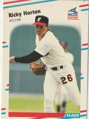 Ricky Horton Baseball Cards 1988 Fleer Update Prices