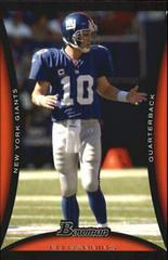 Eli Manning #6 Football Cards 2008 Bowman Prices