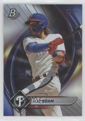 Alec Bohm [Platinum Bar] #36 Baseball Cards 2022 Bowman Platinum Prices