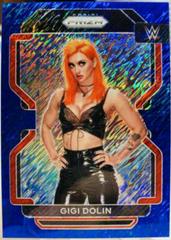 Gigi Dolin [Blue Shimmer Prizm] Wrestling Cards 2022 Panini Prizm WWE Prices