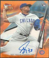 Adbert Alzolay [Orange Wave Refractor] #FA-AAL Baseball Cards 2020 Topps Finest Autographs Prices