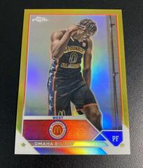 Omaha Biliew [SP Variation Gold] #13 Basketball Cards 2023 Topps Chrome McDonald's All American Prices