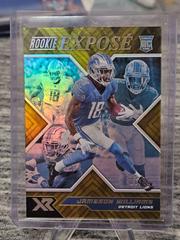 Jameson Williams [Gold] #RXP-7 Football Cards 2022 Panini XR Rookie Expose Prices