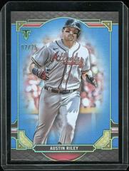 Austin Riley [Sapphire] #29 Baseball Cards 2022 Topps Triple Threads Prices