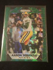 Aaron Rodgers [Green Scope Prizm] #1 Football Cards 2017 Panini Prizm Prices