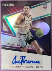 Cameron Thomas Basketball Cards 2021 Panini Recon True Potential Signatures Prices
