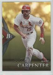 Matt Carpenter [Gold] #7 Baseball Cards 2014 Bowman Platinum Prices