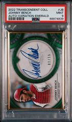 Johnny Bench [Emerald] #TCA-JB Baseball Cards 2022 Topps Transcendent Collection Autographs Prices