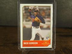 Nick Gordon Baseball Cards 2022 Topps 582 Montgomery Club Set 1 Prices