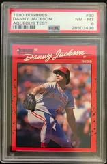 Danny Jackson #80 Baseball Cards 1990 Donruss Aqueous Test Prices