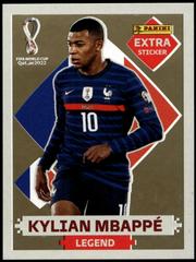 Kylian Mbappe [Gold] Soccer Cards 2022 Panini World Cup Qatar Stickers Extra Prices