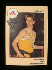 Jay Burson #81 Basketball Cards 1989 Procards Cba Prices