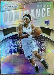 DE'Aaron Fox Silver Prizm #7 Basketball Cards 2019 Panini Prizm Dominance Prices