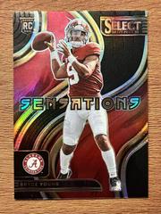 Bryce Young [Black] #SEN-BY Football Cards 2023 Panini Select Draft Picks Sensations Prices