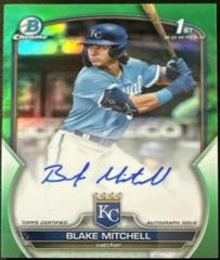 Blake Mitchell [Green] Baseball Cards 2023 Bowman Draft Chrome Prospect Autographs Prices