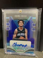 Chuma Okeke [Blue Shimmer] Basketball Cards 2019 Panini Prizm Rookie Signatures Prices
