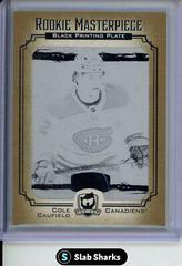Cole Caufield [Black] Hockey Cards 2021 Upper Deck The Cup Prices
