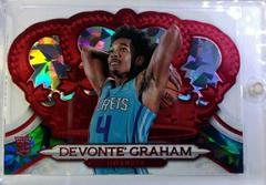 Devonte' Graham [Crystal Red] Basketball Cards 2018 Panini Crown Royale Prices