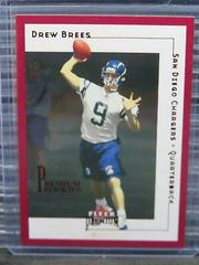 Drew Brees [Star Ruby] #214SR Football Cards 2001 Fleer Premium Prices