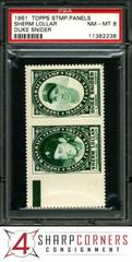 Sherm Lollar, Duke Snider Baseball Cards 1961 Topps Stamp Panels Prices