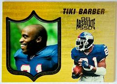 Tiki Barber [Ssd Hobby Gold] #82 Football Cards 1998 Playoff Absolute Prices