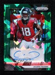 Calvin Ridley [Green Prizm Crystals] #9 Football Cards 2018 Panini Prizm Rookie Autographs Prices