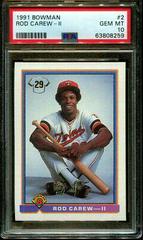 Rod Carew II #2 Baseball Cards 1991 Bowman Prices