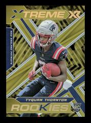 Tyquan Thornton [Gold] #XTR-21 Football Cards 2022 Panini XR Xtreme Rookies Prices
