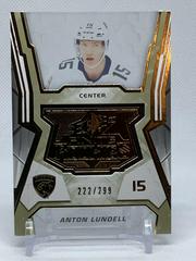 Anton Lundell [Gold] Hockey Cards 2021 SPx Finite Rookies Prices