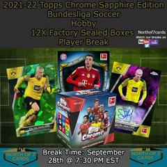 Daichi Kamada #39 Soccer Cards 2021 Topps Chrome Bundesliga Sapphire Prices