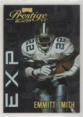 Emmitt Smith [Reflections Gold] #EX168 Football Cards 1999 Playoff Prestige Exp Prices