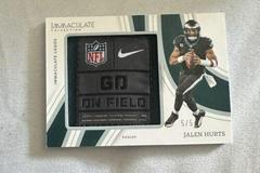 Jalen Hurts #5 Football Cards 2023 Panini Immaculate Shield Prices