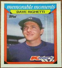 Dave Righetti #20 Baseball Cards 1988 Kmart Prices
