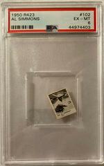 Al Simmons #102 Baseball Cards 1950 R423 Prices