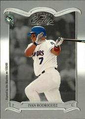 Ivan Rodriguez #99 Baseball Cards 2003 Donruss Classics Prices