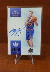 Ignas Brazdeikis [Sapphire] #HA-IGB Basketball Cards 2019 Panini Court Kings Heir Apparent Autographs Prices