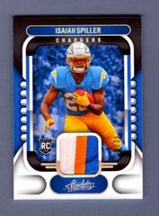 Isaiah Spiller [Silver] #ARM-16 Football Cards 2022 Panini Absolute Rookie Materials Prices