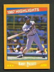 Kirby Puckett #653 Baseball Cards 1988 Score Glossy Prices