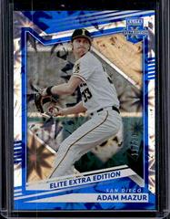 Adam Mazur [Blue] #53 Baseball Cards 2022 Panini Elite Extra Edition Prices