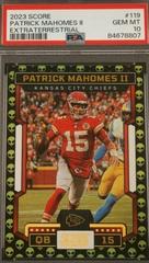 Patrick Mahomes II [Extraterrestrial] #119 Football Cards 2023 Panini Score Prices