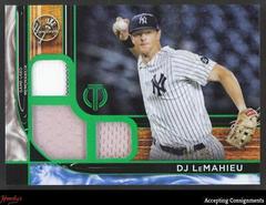 DJ LeMahieu [Green] #TTR-DL Baseball Cards 2022 Topps Tribute Triple Relics Prices