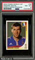Zinedine Zidane Soccer Cards 2002 Panini World Cup Korea Japan Stickers Prices