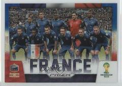 France [Blue & Red Wave Prizm] Soccer Cards 2014 Panini Prizm World Cup Team Photos Prices