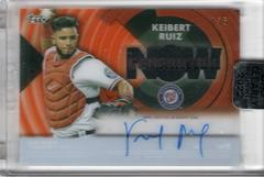 Keibert Ruiz [Orange] #GNA-RUI Baseball Cards 2022 Topps Clearly Authentic Generation Now Autographs Prices
