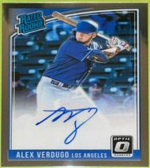 Alex Verdugo [Holo] #RRS-AV Baseball Cards 2018 Panini Donruss Optic Rated Rookie Signatures Prices