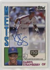 Darryl Strawberry [150th Anniversary] #DST Baseball Cards 2019 Topps 1984 Baseball Autographs Prices