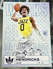 Taylor Hendricks [Violet] #10 Basketball Cards 2023 Panini Court Kings Works in Progress Prices