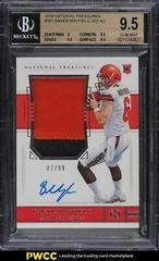 Baker Mayfield #161 Football Cards 2018 National Treasures Patch Autograph Prices