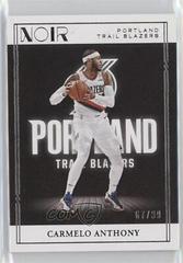 Carmelo Anthony Basketball Cards 2020 Panini Noir Prices